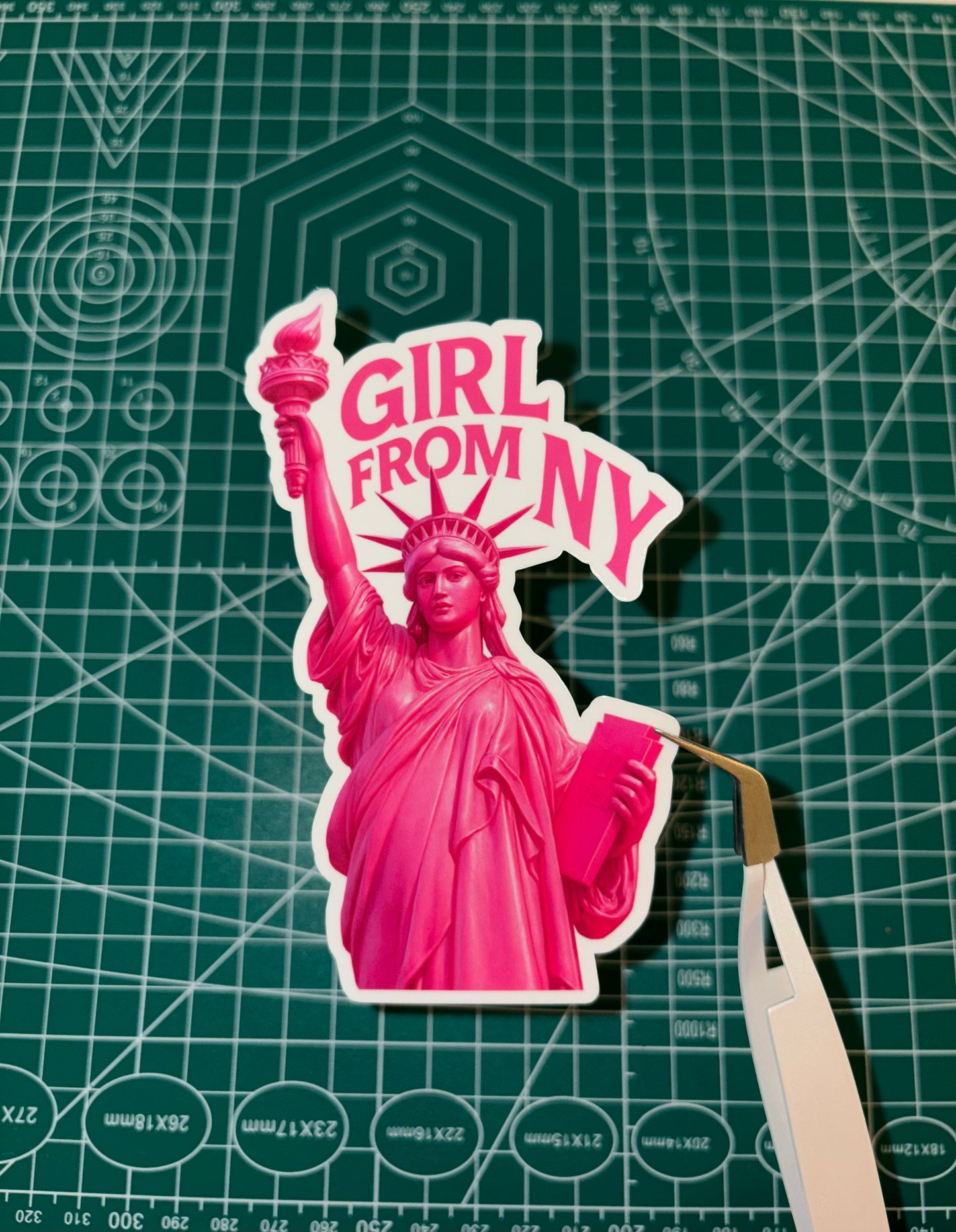 GIRL FROM NY - Pynk Liberty Sticker
