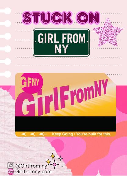 Met a Girl from NY - Sticker